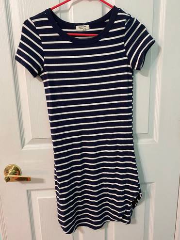 Heart and Hips Striped Tshirt Dress