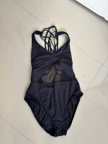 Bleu Rod Beattie twist and shout one piece swimming suit in Black Size S