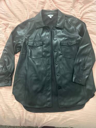 Leather Jacket Black Size M