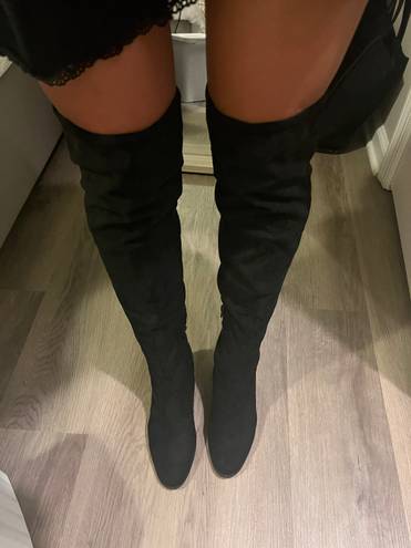 Unisa Over The Knee Black Boots