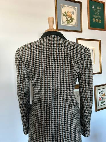 Houndstooth Vintage  Blazer Jacket