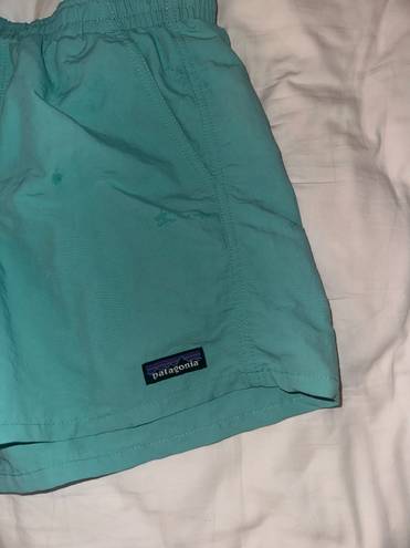 Patagonia Turquoise Baggies Shorts