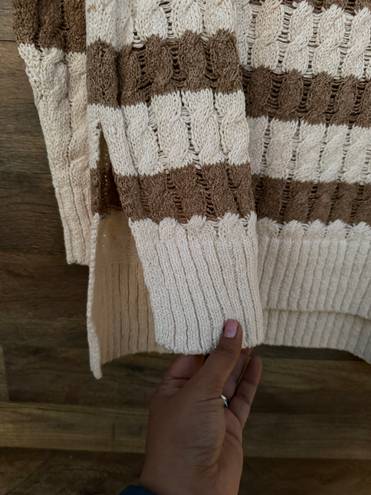 Pilcro NWT  Longline Stitch Sweater