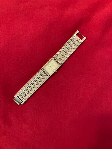 Seiko Womans 22kt gold plate Japan quartz vintage  nugget style watch