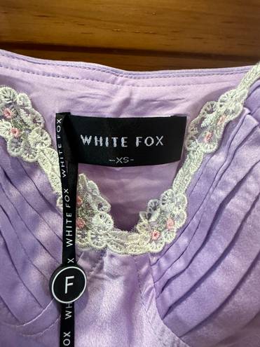 White Fox Boutique White Fox Bonnie and Clyde Lilac Mini Dress