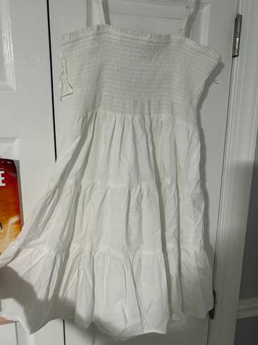 Angie Flowy White Dress