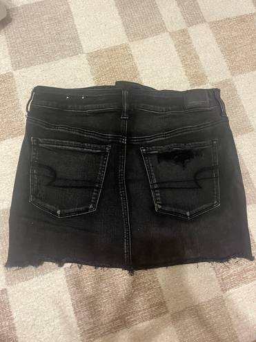 American Eagle Outfitters Denim Black Skirt