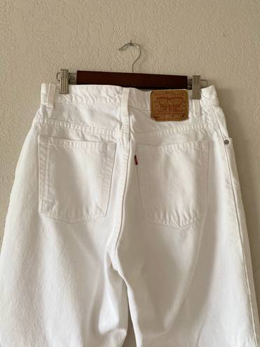 Levi’s Vintage 550 White Jeans