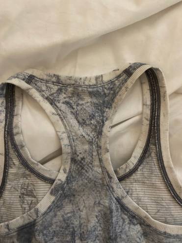 Lululemon Swiftly Tech Tank Grey Tie Dye Marble