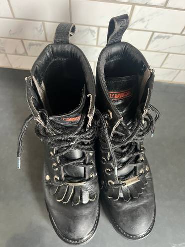 Harley Davidson Vintage  Leather Boots