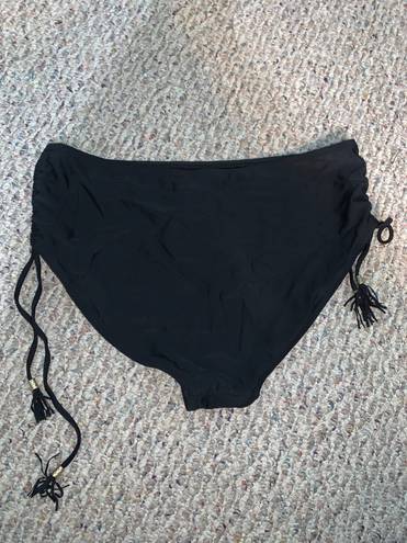 Catalina Black High waisted Swimsuit Bottoms