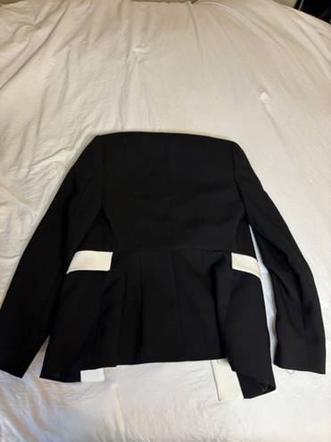 Zara Black and White Blazer