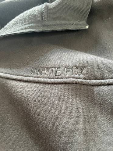 White Fox Boutique White Fox Grey Zip Up Sweatshirt