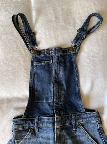 Hollister Distressed Overalls