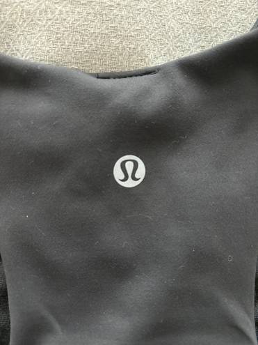 Lululemon Flow Y Black Camo Sports Bra