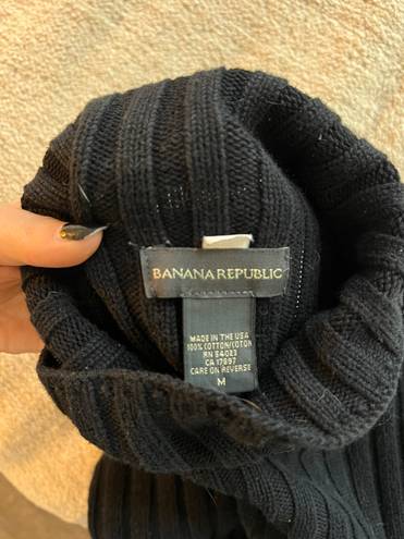 Banana Republic Black Turtleneck Sweater