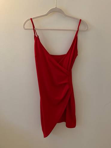 Red Bodycon Mini Dress Size XS