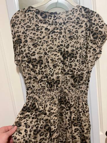 Rebecca Taylor Leopard Print Dress