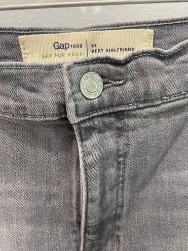 Gap Best Girlfriend Size 33 Gray Jeans