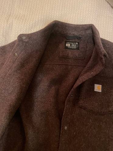 Carhartt Oversized Brushed Fleece Shirt Jacket