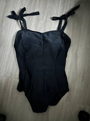 One Piece Black  Bathing Suit