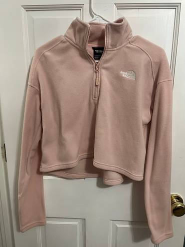 The North Face Pink Quarter Zip Fleece