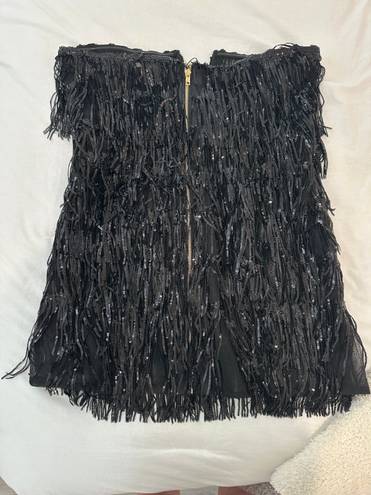 Luxxel Sequin Fringe Dress