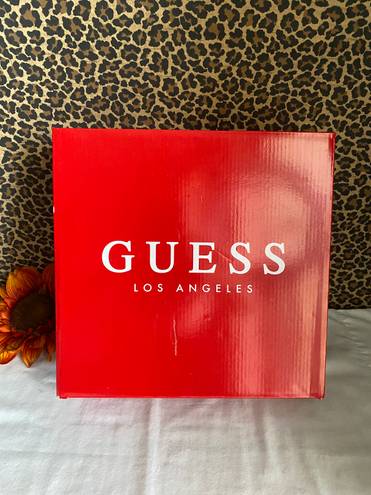 GUESS Alaina Faux-Shearling Cuff Boots | 6.5 |