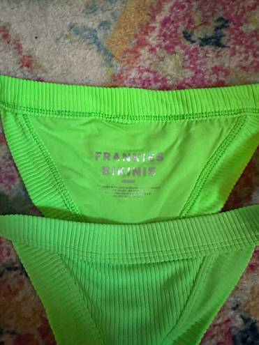 Frankie’s Bikinis Neon Green Swimsuit