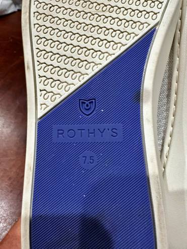 Rothy's White Sneakers. Size 7.5