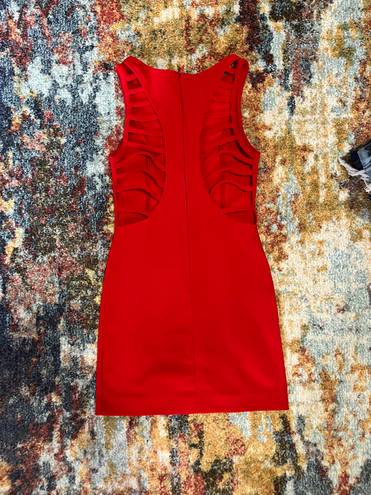 Charlotte Russe red bodycon dress