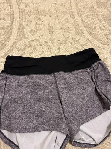 Lululemon Gray Speed Up Short 4”