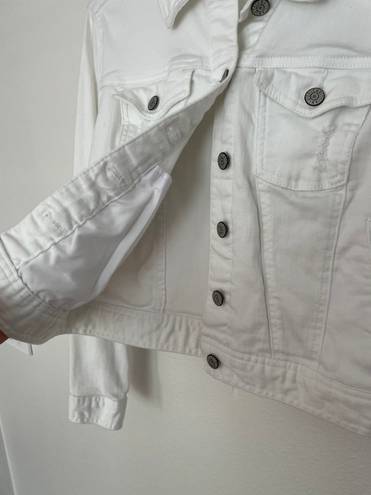 Celebrity Pink White Denim Jacket