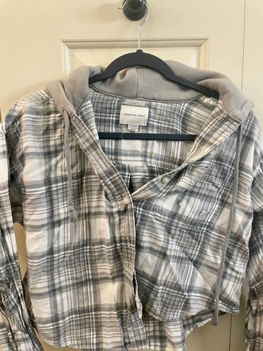 American Eagle Outfitters Cropped Flannel