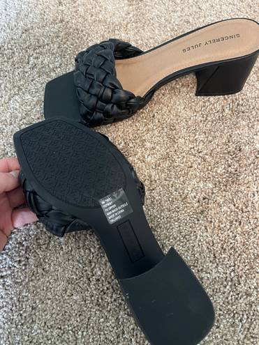 Sincerely Jules Black Block Heel