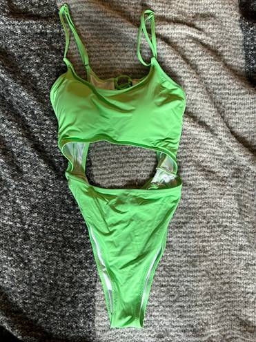 One Piece Neon  Swimsuit