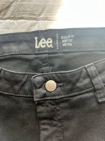 Lee Black Flare Jeans