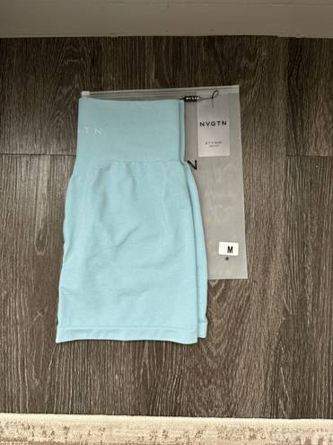 NVGTN Pro Seamless Shorts- Pastel Blue