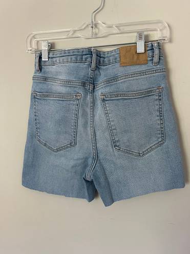 ZARA Light Waist High Waisted Denim Jean Shorts