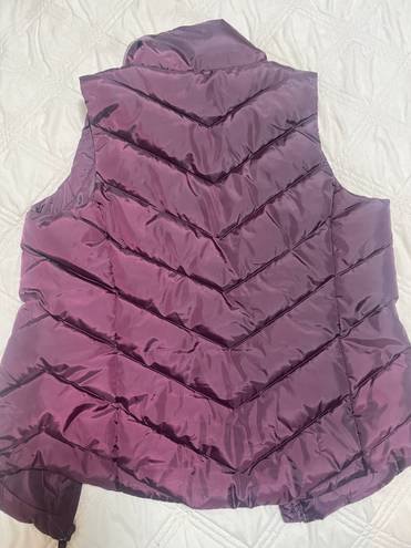 SO Purple Puffer Vest