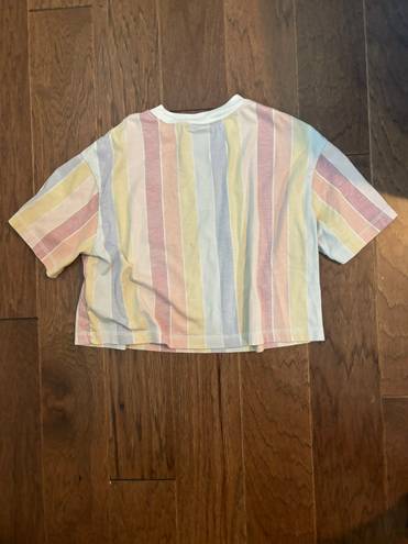 Nike Pastel Rainbow Striped Tee