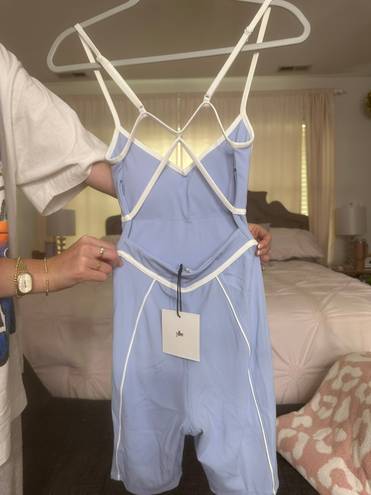 Yellow The Label Light Blue Romper