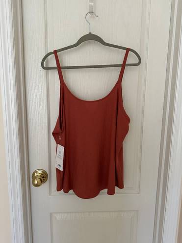 Athleta NWT  Woman’s Wind Down Sleep Cami Color: Muted Red, Sz 2X