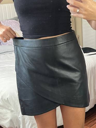 Banana Republic Leather Mini Skirt