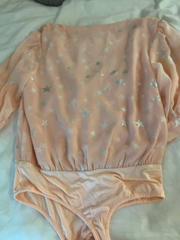 BuddyLove Metallic Star Print Bodysuit