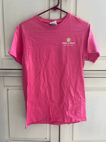 Simply Southern T-Shirt Pink Small