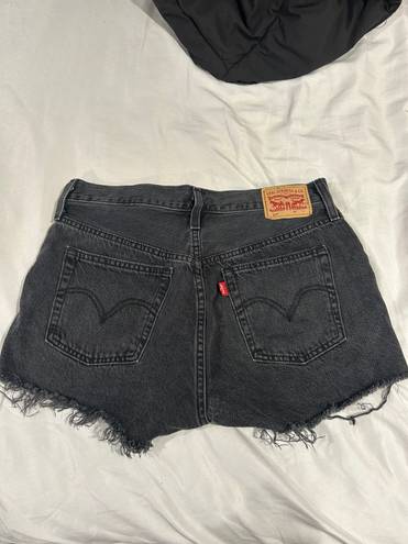 Levi’s 501 Black Denim Shorts