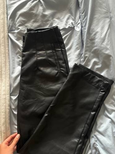 Lulus Black Leather Pants