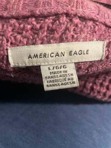 American Eagle Pink Oversized Sweater