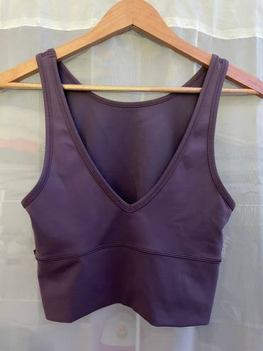 Lululemon purple  power pivot tank